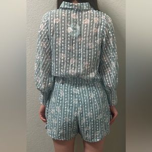 2 piece long sleeve with short